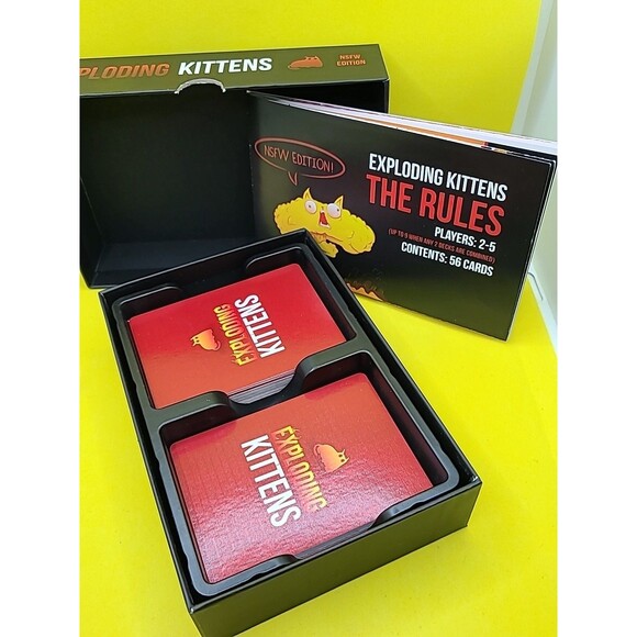 Exploding Kittens Not Safe For Work NSFW Edition Deck Card Game Deck Complete - Picture 10 of 11